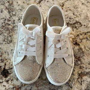 Keds Sparkly Velcro Tennis Shoes